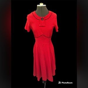 Never worn Gowntown 50s rockabilly Swing Dress! L